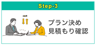 プラン決め・見積り確認